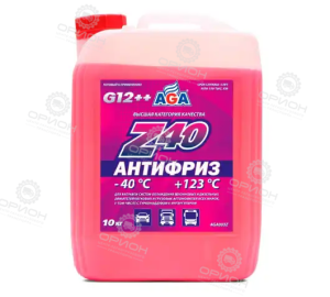 фото Антифриз красный 10кг AGA  Z-40 G12++