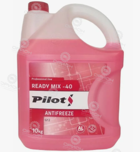 фото Антифриз красный 10кг PILOTS Red Line 40 G12 готовый -40C