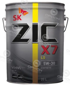 фото Масло моторное 5W-30 ZIC X7 LS синт.20л