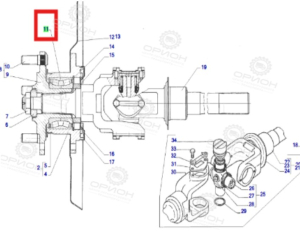 фото Подшипник ступицы передней ГАЗель 3302,Next,Соболь ГАЗ