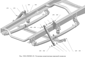 фото Амортизатор передней подвески газомасляный ГАЗ 2217 G-PART