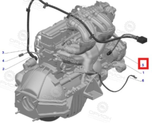 фото Жгут №377 на генератор с кондиционером ГАЗель Next А-275 EvoTech 2.7 ГАЗ
