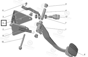 фото Гайка М10-10-а3l isо 7043 ГАЗ