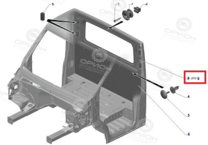 фото Обивка задка верхняя ГАЗель Next,ГАЗон Next,Садко Next ГАЗ