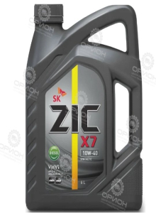фото Масло моторное 10W-40 ZIC X7 Diesel синт.6л 
