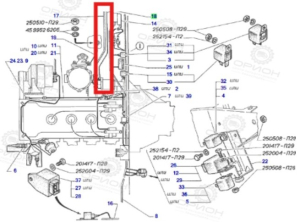 фото Провод стартера ГАЗ 3302 ЗМЗ-406 ГАЗ