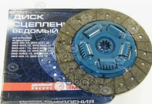 фото Диск сцепления ведомый  ЗМЗ-402,405,406,409 ГАЗ-31029,3302 УАЗ