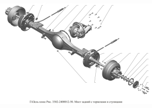 фото Мост задний УМЗ-4216, Cummins ISF 2.8S, Евро-4 без АБС ГАЗель Бизнес ГАЗ