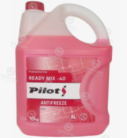 фото Антифриз красный 10кг PILOTS Red Line 40 G12 готовый -40C