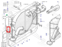 фото Трубка распорная тройного бензинового краника ГАЗель 3302,Соболь ГАЗ