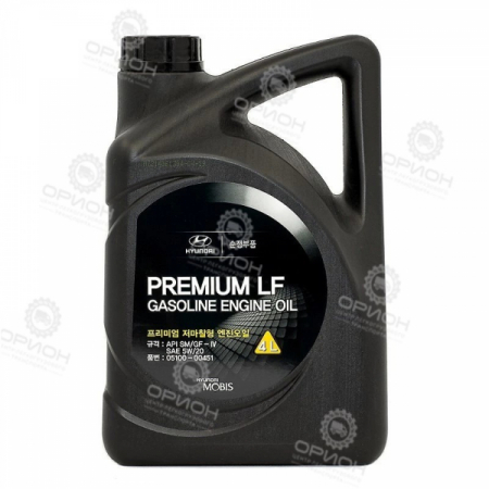 Масло моторное 5W-20 HYUNDAI/KIA Premium LF Gasoline синт.4л 0510000451 (-а-) 