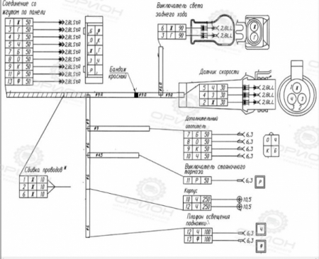 Жгут №168 к датчику скорости ГАЗель 3302,Next,Соболь NN АВТОКОМПЛЕКТ в Орион-центр
