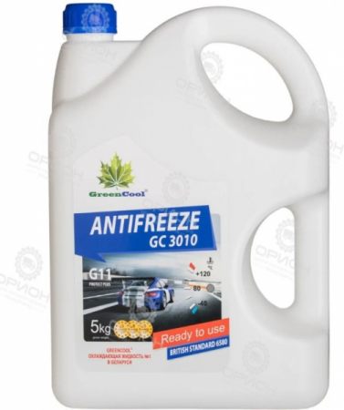 Антифриз синий 5л GREENCOOL G11 готовый -40С