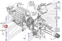 фото Вилка КПП-5ст 1,2,3,4 передач ГАЗель 3302,Next ГАЗ