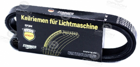 Ремень генератора с ГУР поликлиновой EPDM 6РКx1370 ГАЗель 3302 ЗМЗ-406 ZOMMER